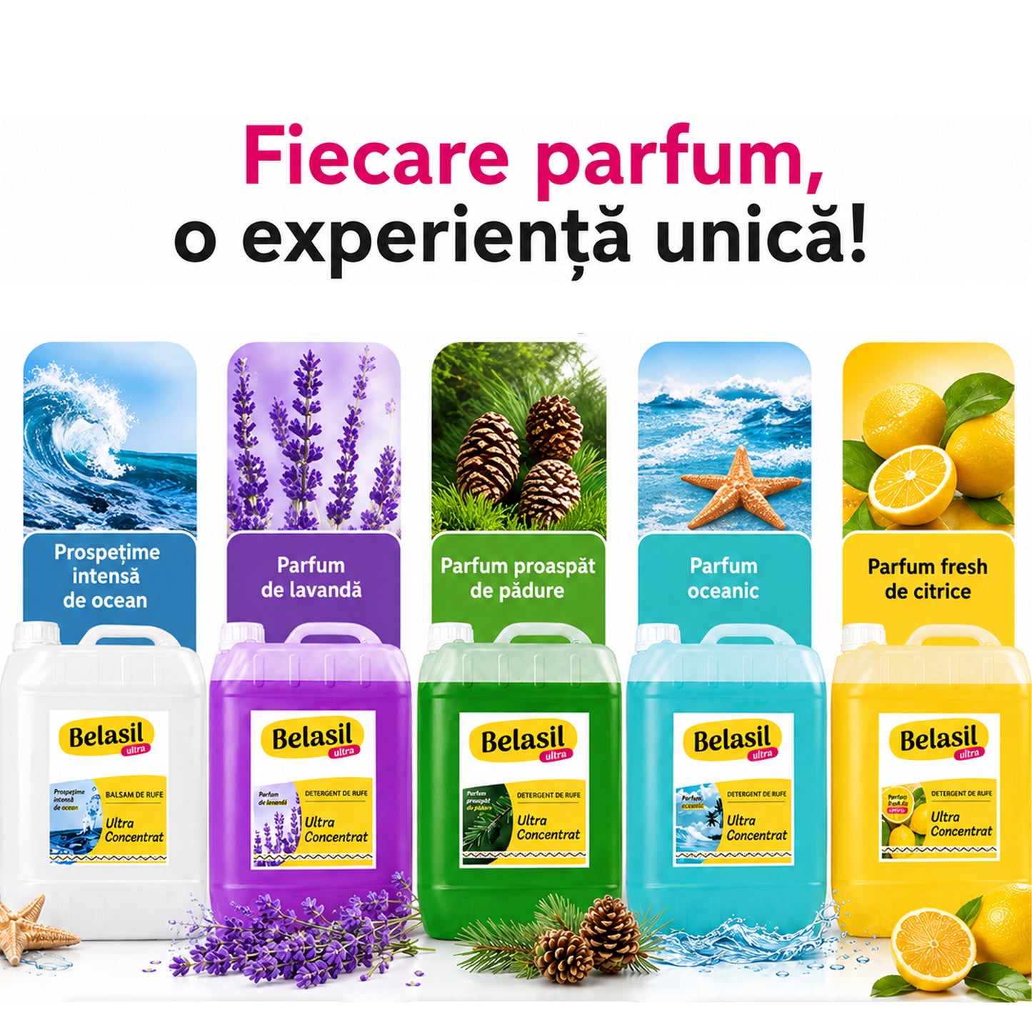 Belasil Ultra - Detergent Gel Concentrat 5-În-1